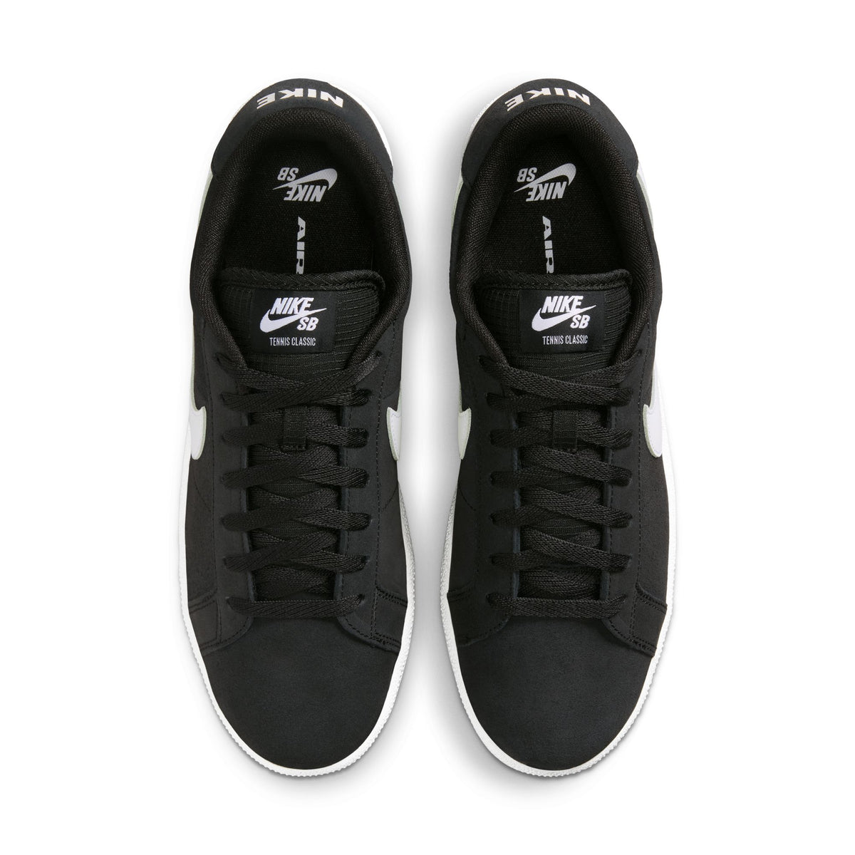 Nike SB Zoom Tennis Classic Black/White/White Skate Shoes (HF7386-004)