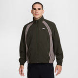 Nike SB Full Zip Sequoia/Cave Stone/White Woven Skate Track Jacket