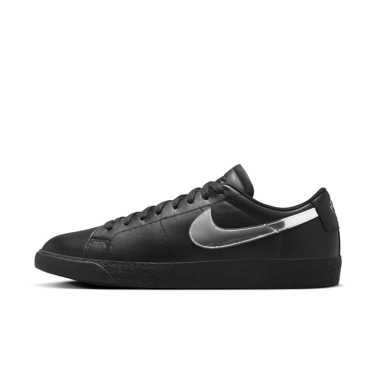 Nike SB Zoom Blazer Low X Dancer Skateboards Black/Metallic Silver Shoes