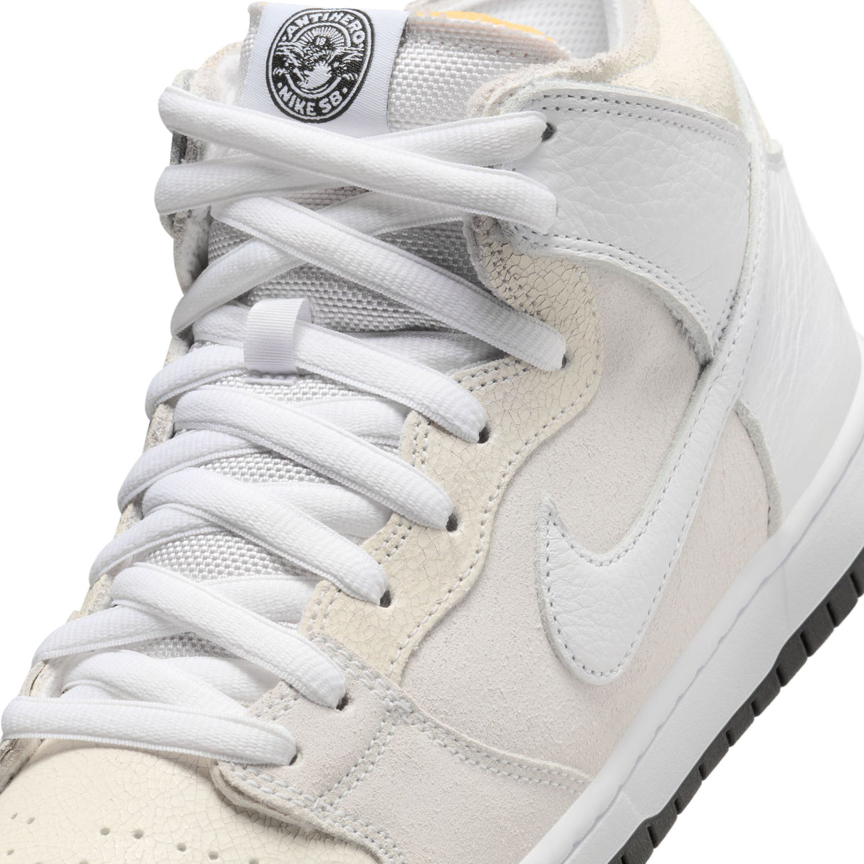 Nike SB Dunk High x Anti Hero White/White/Black Shoes