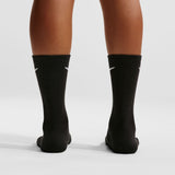 Nike Everyday Elevated Black/White 6-Pack Crew Socks