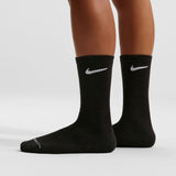 Nike Everyday Elevated Black/White 6-Pack Crew Socks