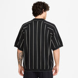 Nike SB Striped Black/Sail Short-Sleeved Polo Skate Sweater