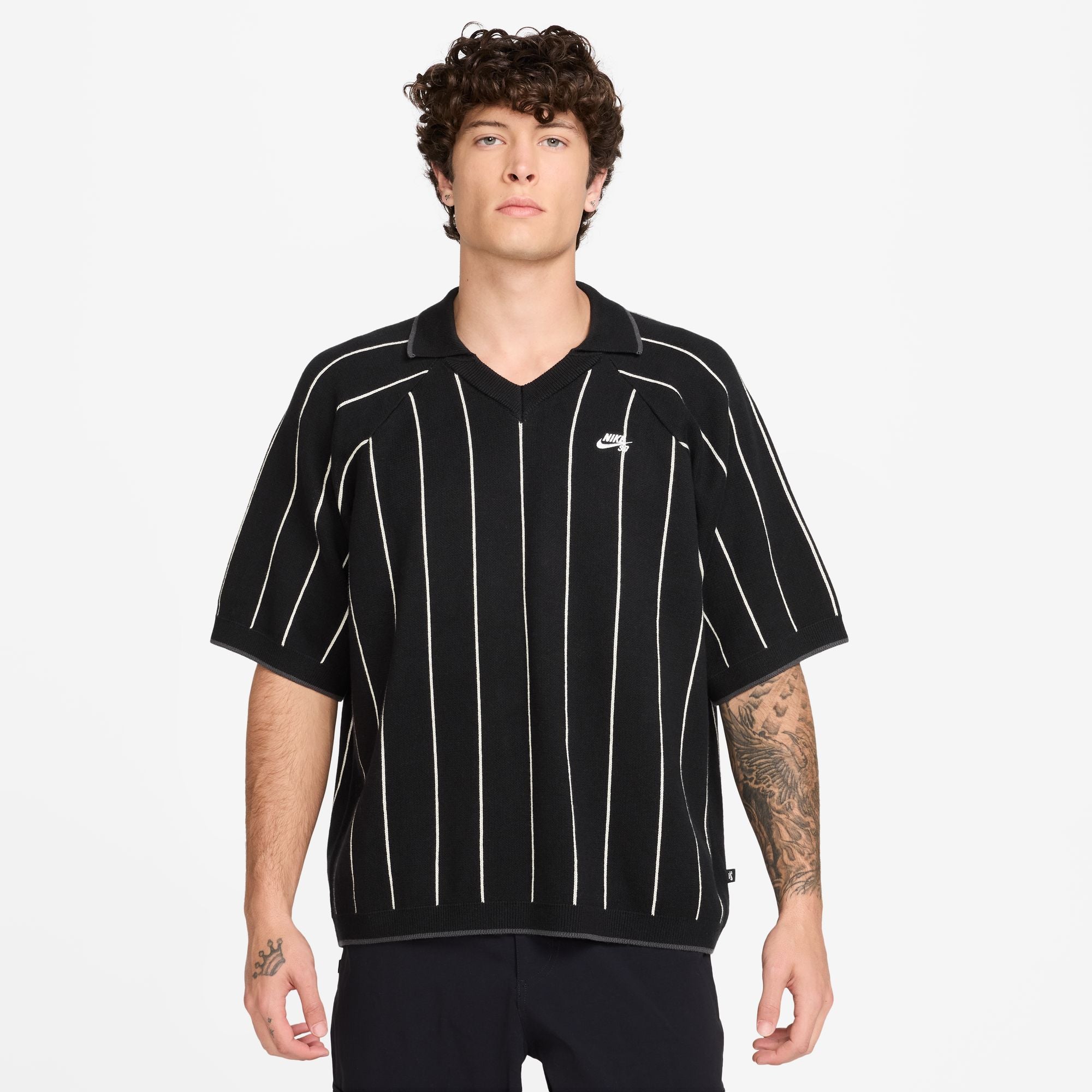 nike sb striped polo