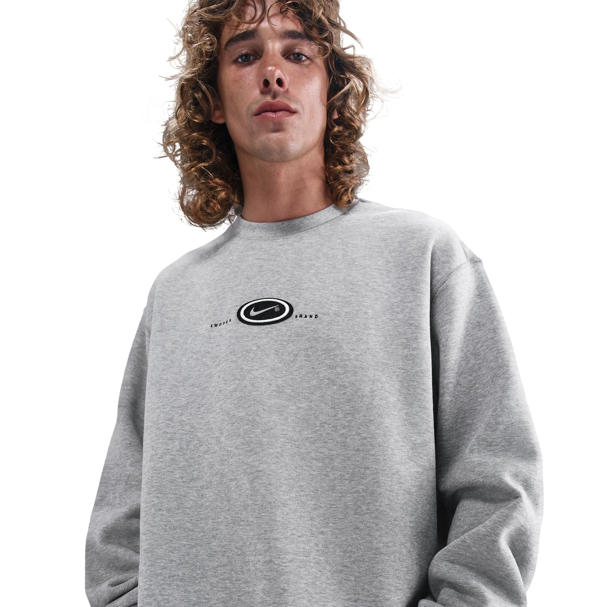 sacra カットオフスウェット　2025 SS グレー Nike SB x Eric Koston Dark Heather Grey Fleece Crewneck Sweatshirt