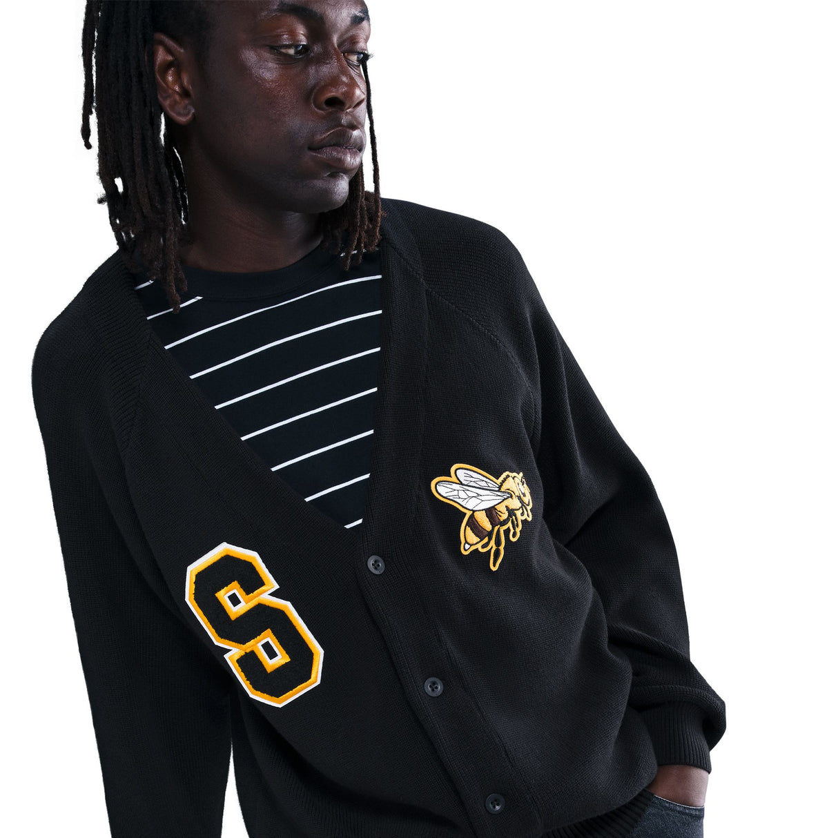 Nike SB Collegial Black Skate Cardigan Sweater