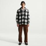 Nike SB Essential White/Black Skate Shirt Jacket