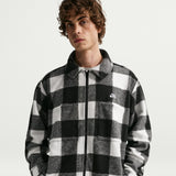 Nike SB Essential White/Black Skate Shirt Jacket