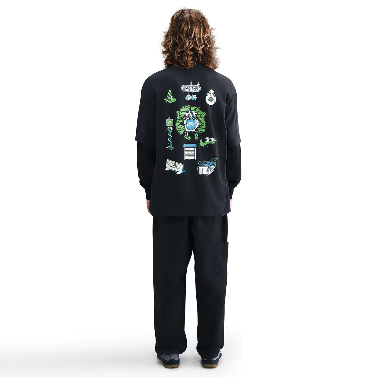 Nike SB Max90 Skate Character Black S/s Shirt