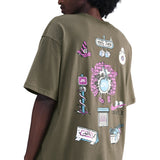 Nike SB Max90 Skate Character Medium Olive Green S/s Shirt