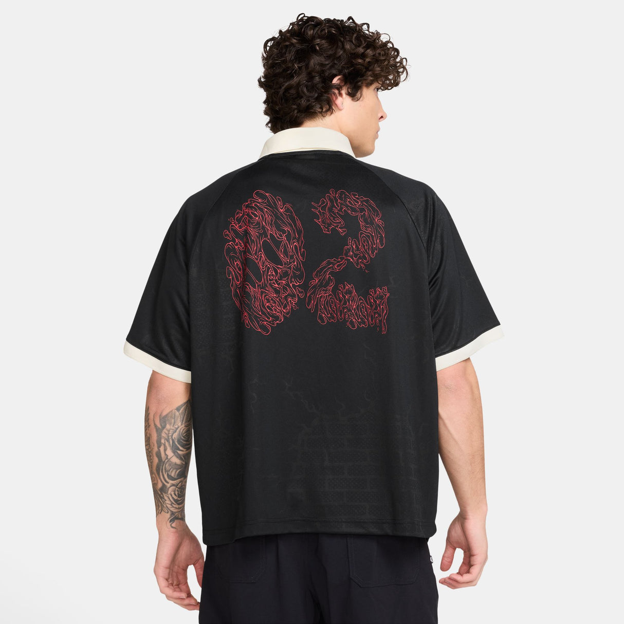 Nike SB Dri-Fit Black/Red Jacquard Skate Jersey