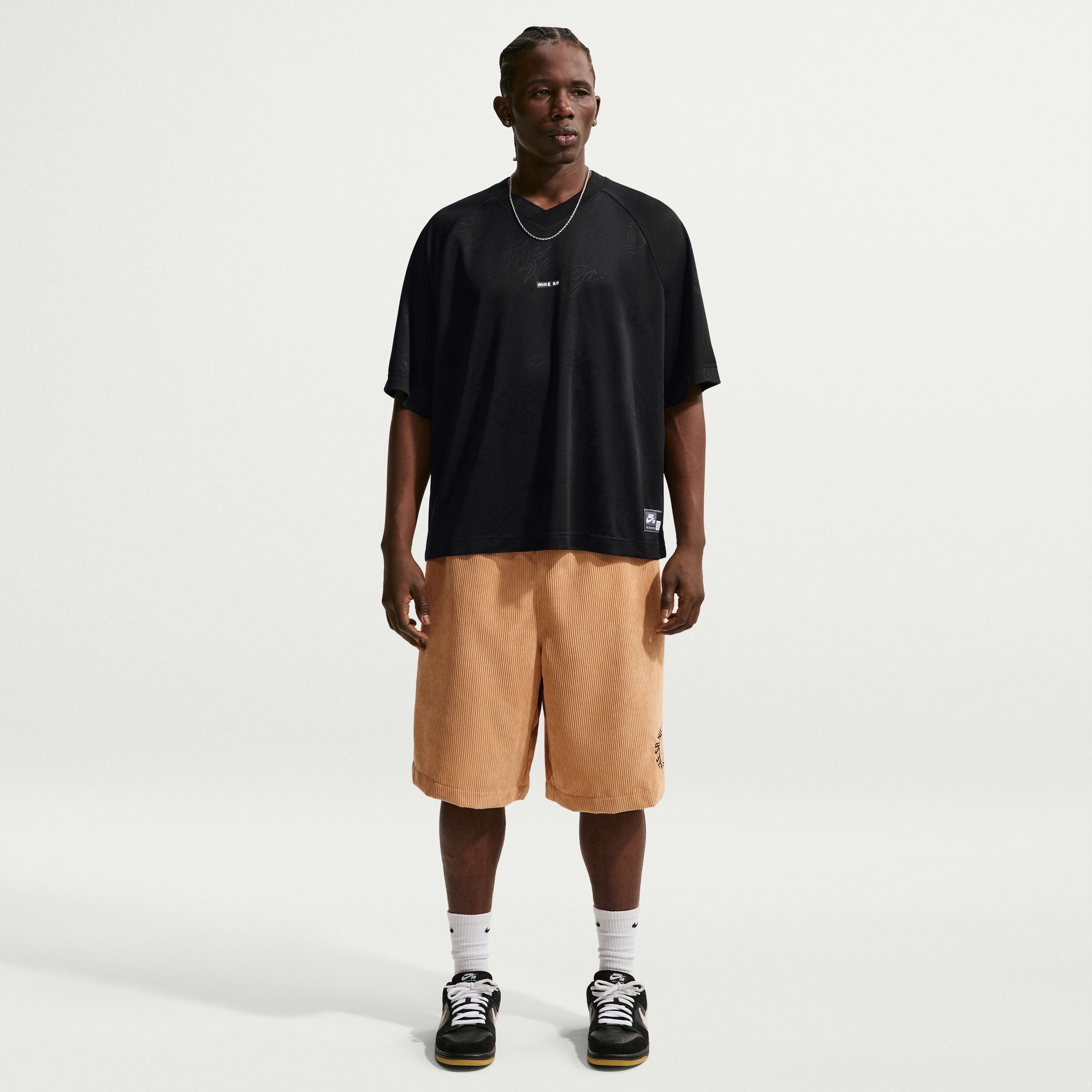 Nike SB Desk Doodle Black Jacquard Skate Jersey – Long Beach Skate Co