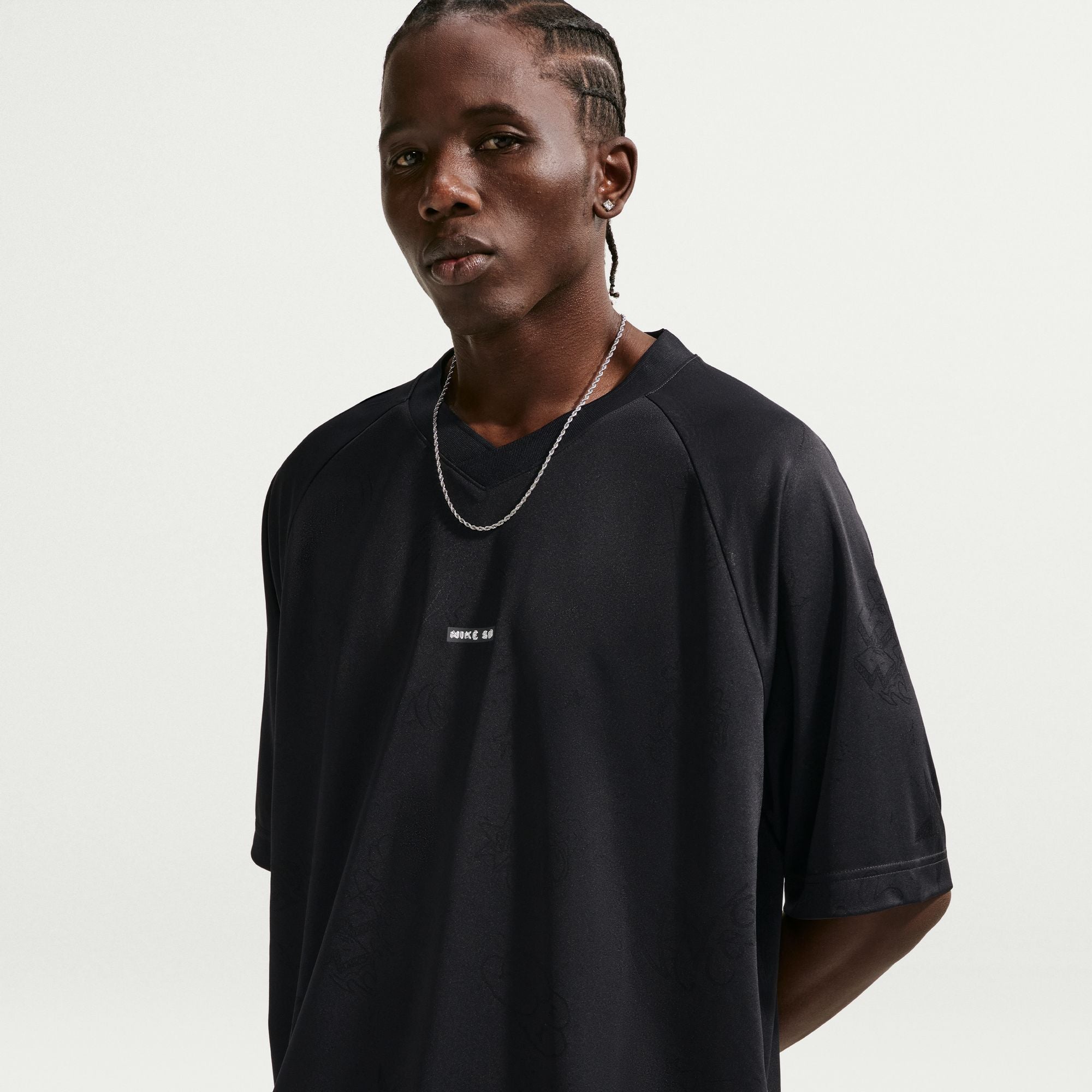 Nike SB Desk Doodle Black Jacquard Skate Jersey – Long Beach Skate Co