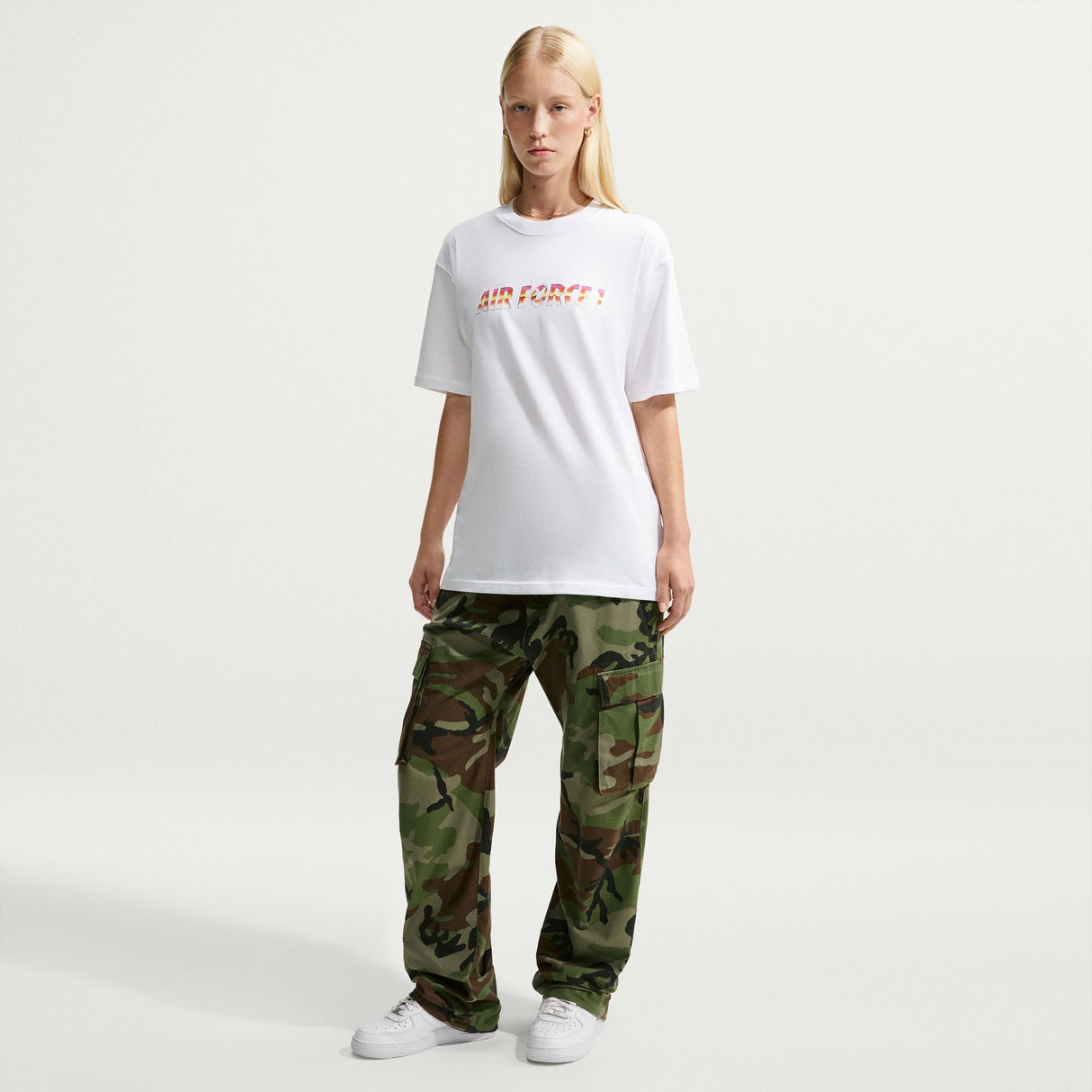 Nike SB Yuto AF1 White S/S Shirt (IM4432-100)