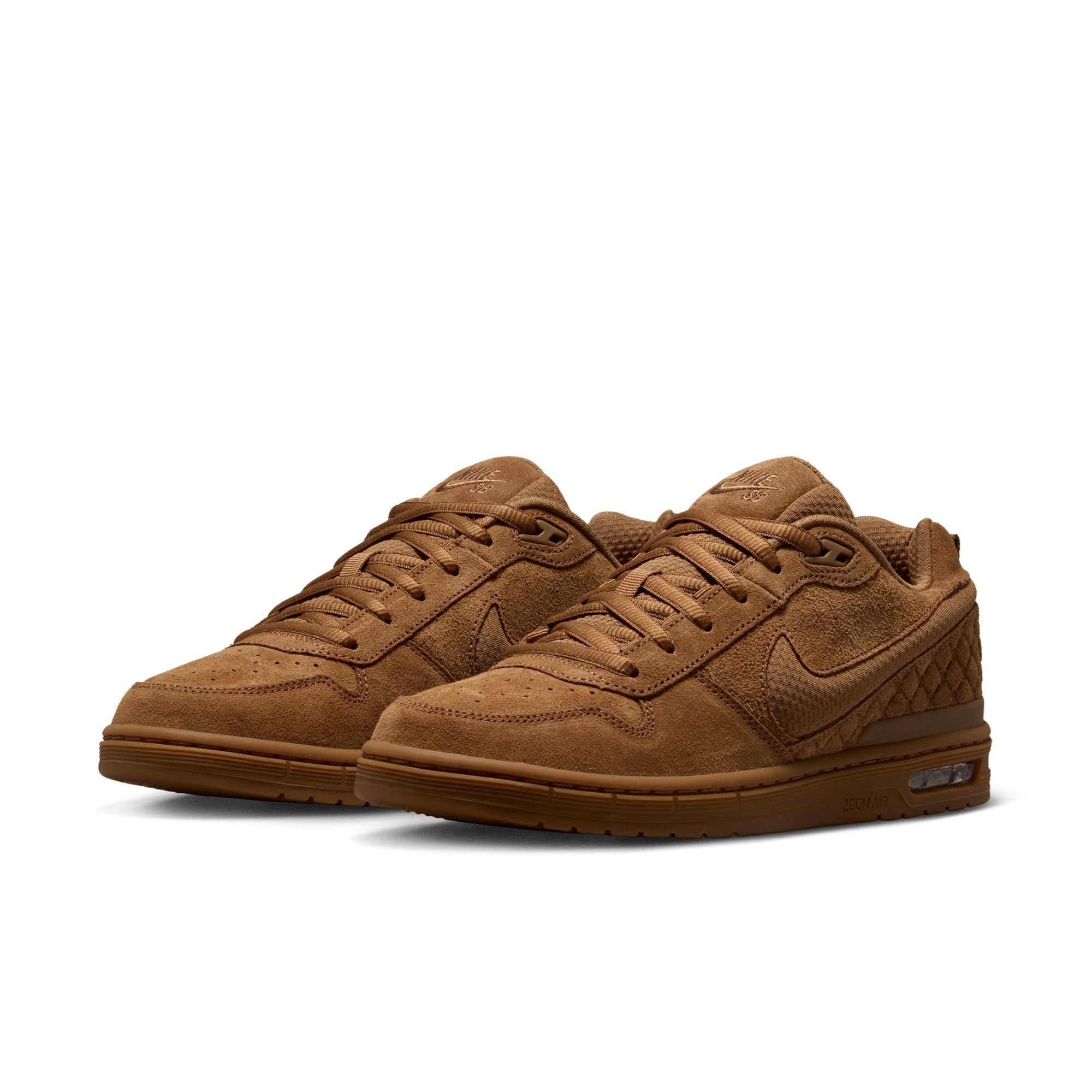 Paul Stuart メンズ レザー スニーカー ブラウン 25EEE Nike SB Zoom Air Paul Rodriguez Low Light British Tan Shoes