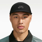 Nike SB Fly Unstructured Black/Dark Smoke Grey Skate Strapback Hat