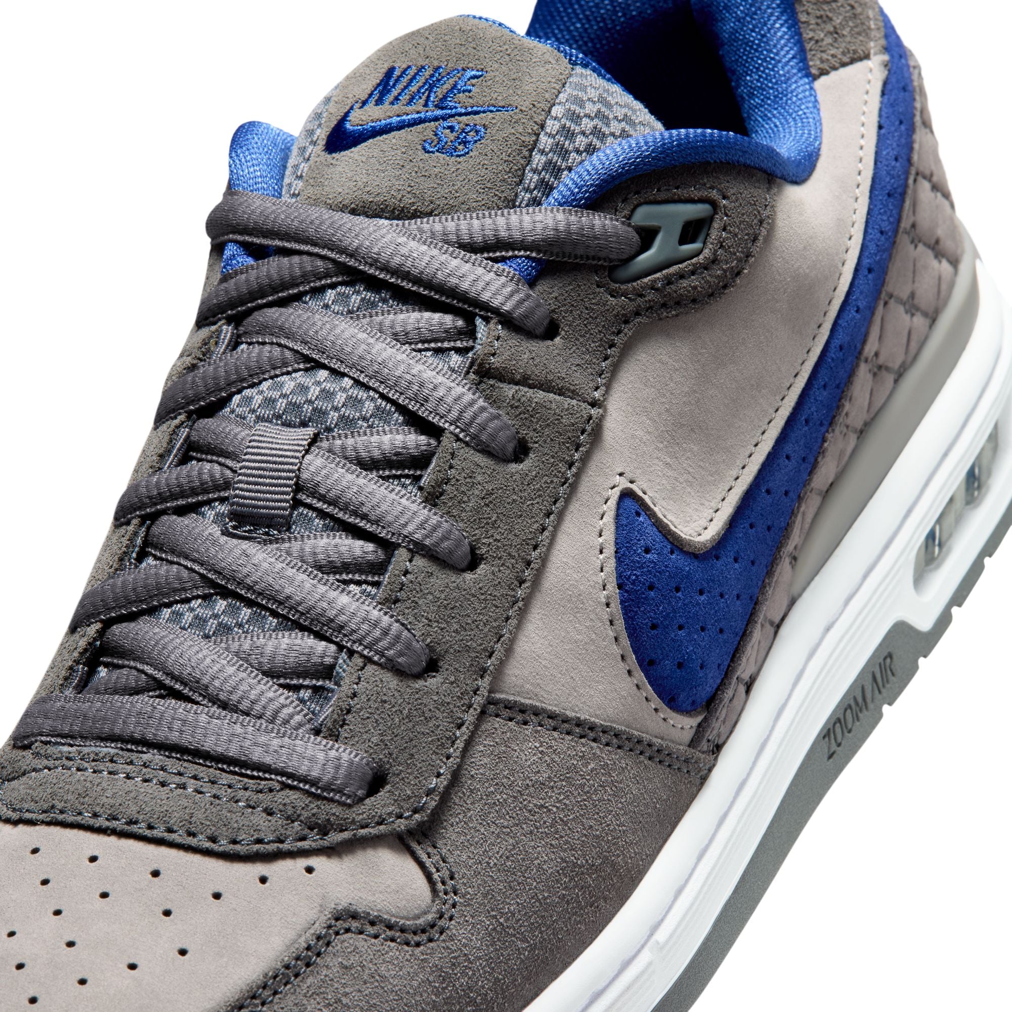 Nike Sb Zoom Air Paul Rodriguez Low Flint Grey / Deep Royal Blue
