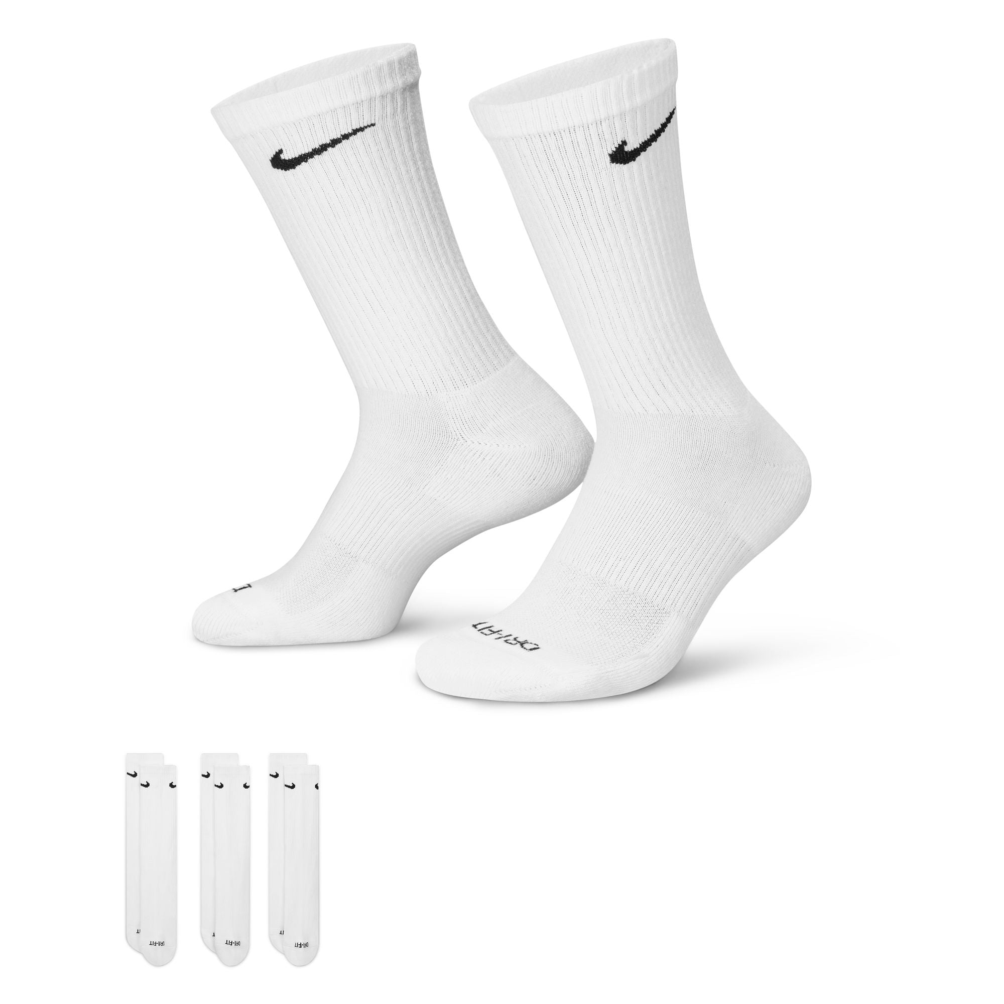 Nike Everyday Plus Cushioned White/Black 3 Pack Crew Socks – Long Beach  Skate Co