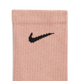 Nike Everyday Plus Cushioned Cream/Pink/Brown 3 Pack Crew Socks