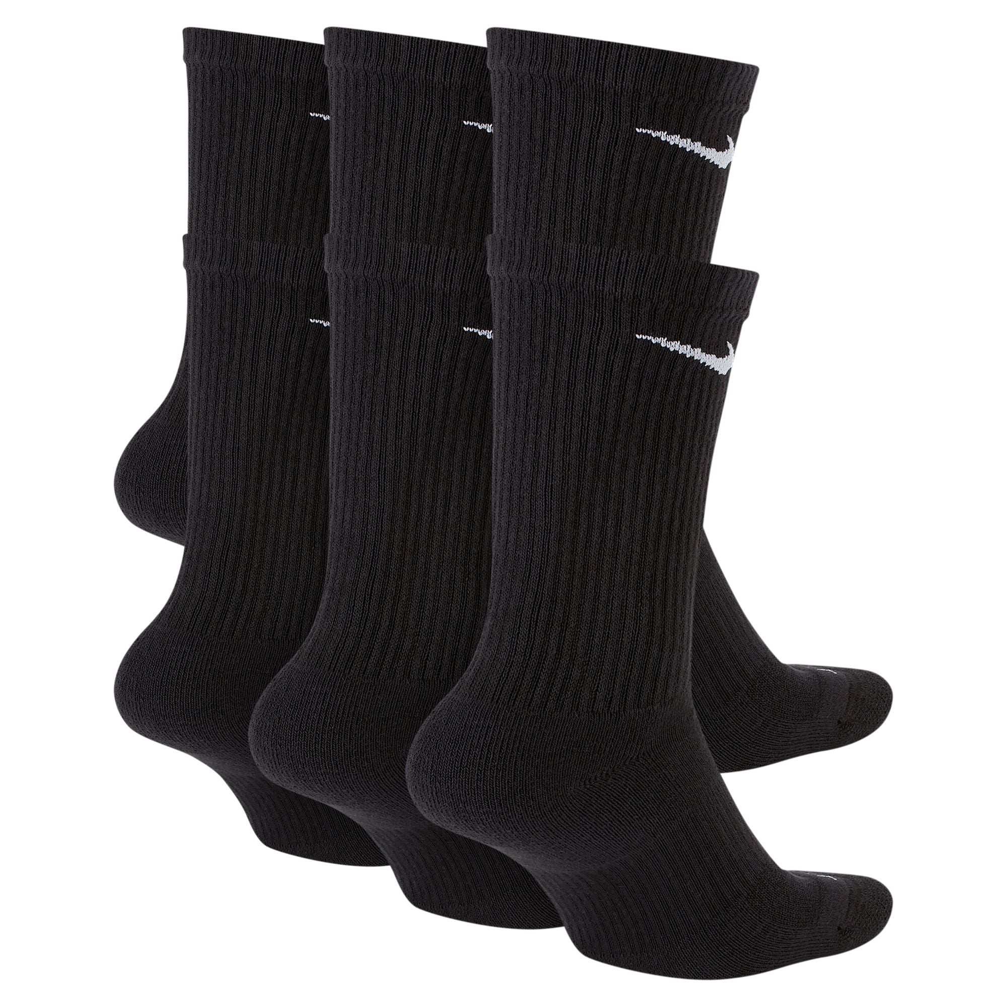 nike crew socks womens black