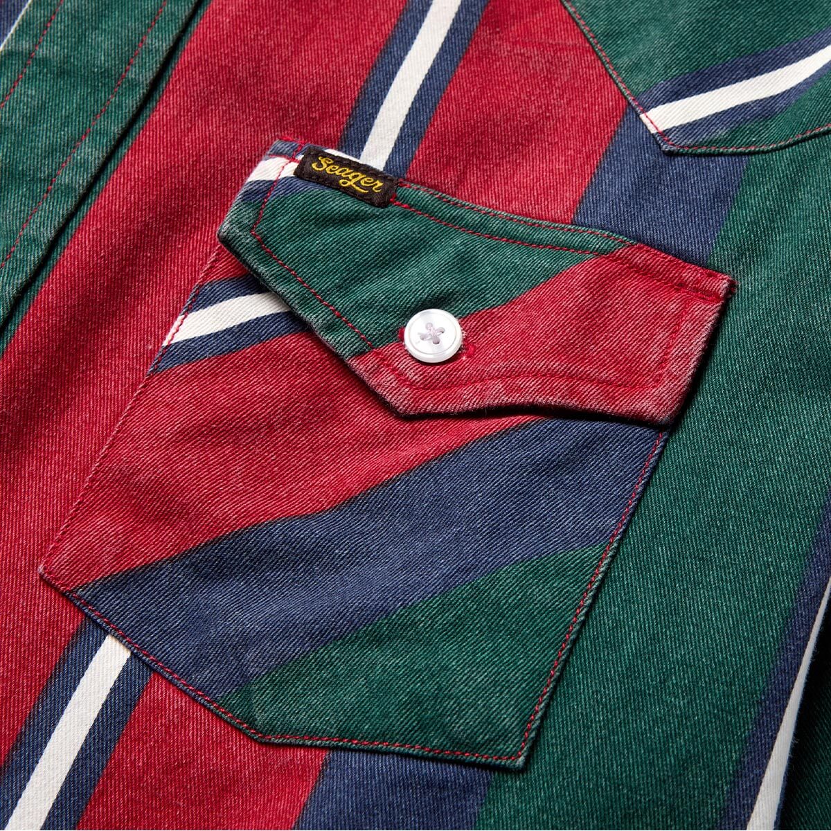 Seager Amarillo Mattson Stripe Button Up L/s Shirt