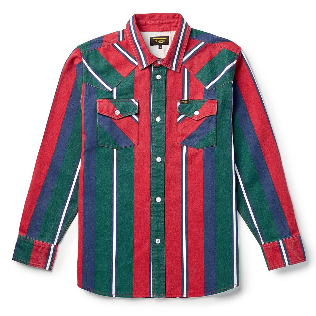 Seager Amarillo Mattson Stripe Button Up L/s Shirt