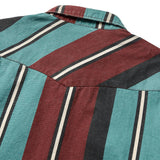 Seager Amarillo Turquoise Stripe Button Up L/s Shirt