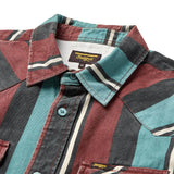 Seager Amarillo Turquoise Stripe Button Up L/s Shirt