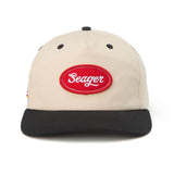 Seager SGR Americana Cream Black Snapback Hat