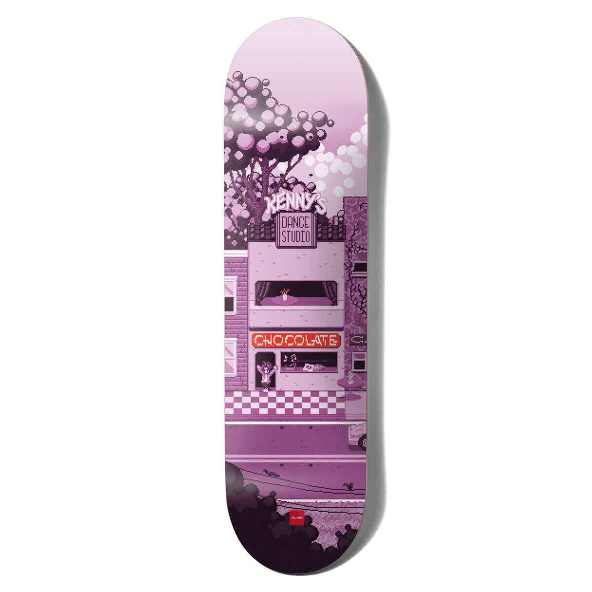 Chocolate Anderson Pixel City 8.25" Skateboard Deck