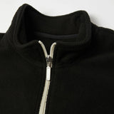 HUF Basecamp Black Quarter Zip Polar Fleece