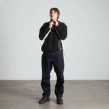 HUF Basecamp Black Quarter Zip Polar Fleece
