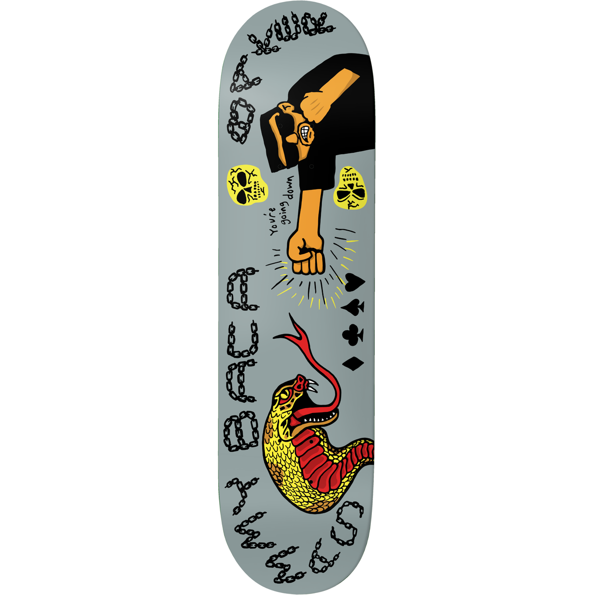 Baker Sammy Baca Going Down 8.25" Skateboard Deck
