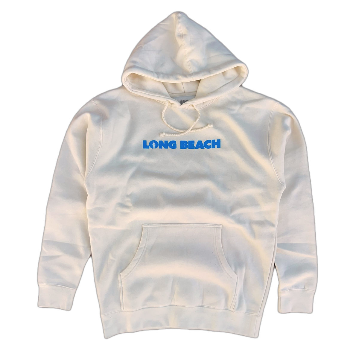 Girl x LB Skate “We OG Long Beach” Bone Hooded Sweatshirt