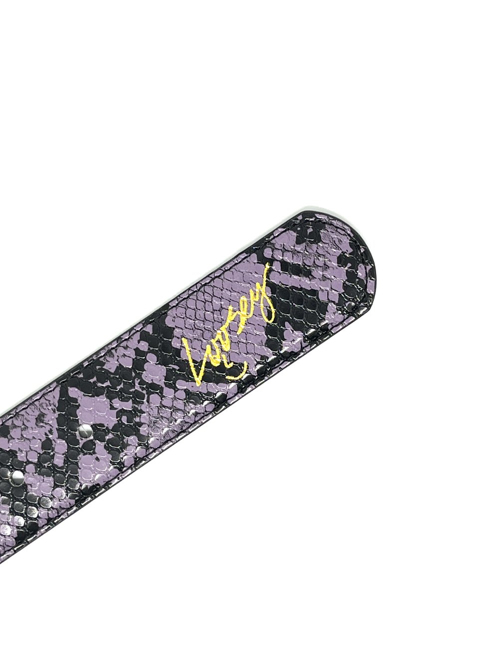 Loosey Slither Purple Snake Skin Belt