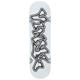 Vinyl Graffiti Logo Wheel Wells Skateboard Deck