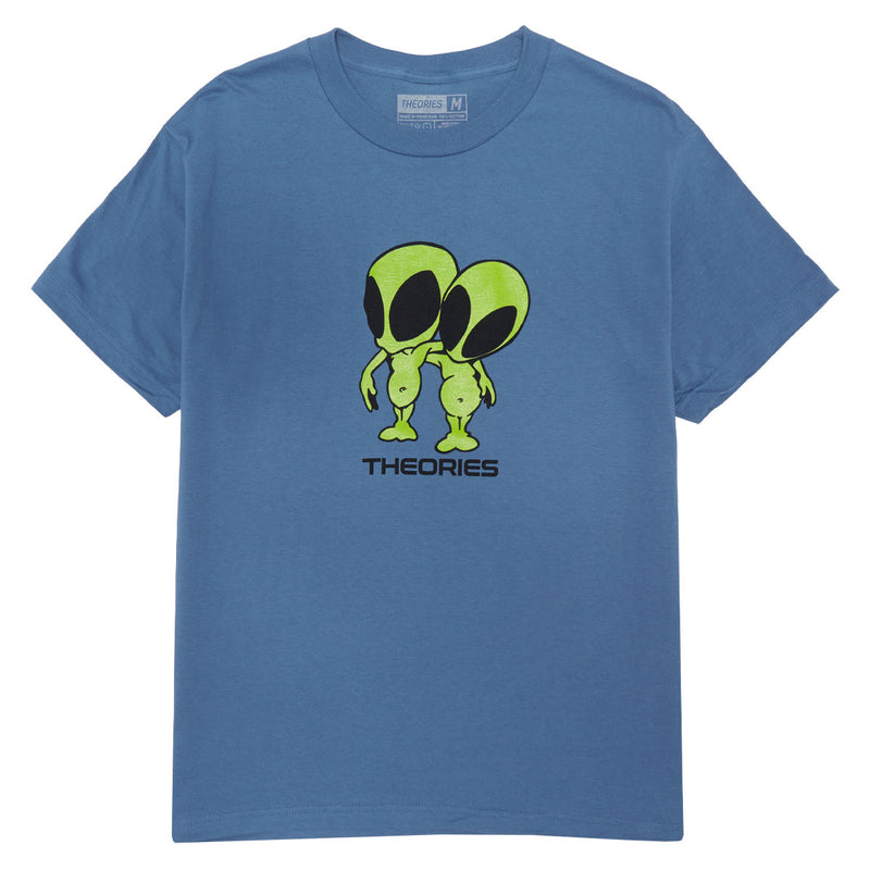 Theories Twins Slate Blue Tee S/s Shirt