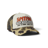 HUF x Spitfire Burn Forever Trucker Camo Snapback Hat