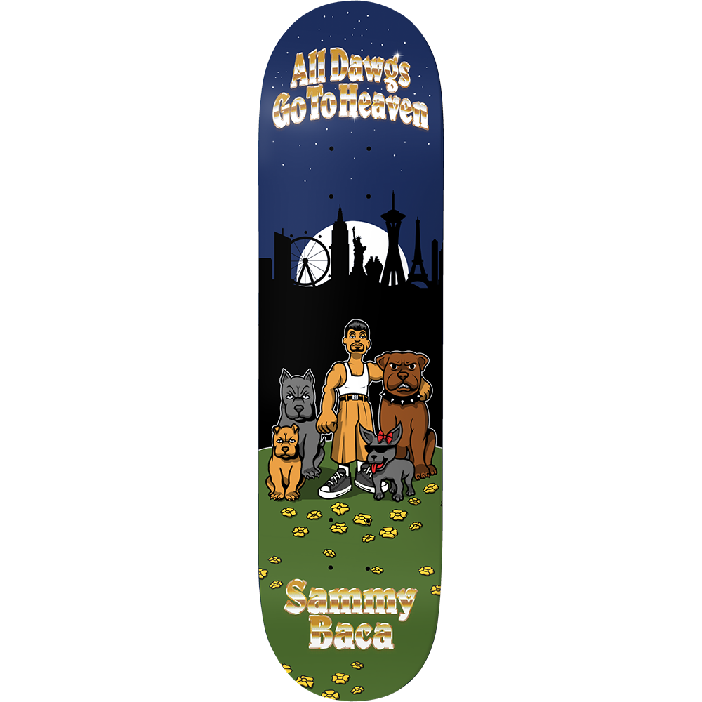 Baker Sammy Baca All Dawgs Go To Heaven 8.5" Skateboard Deck