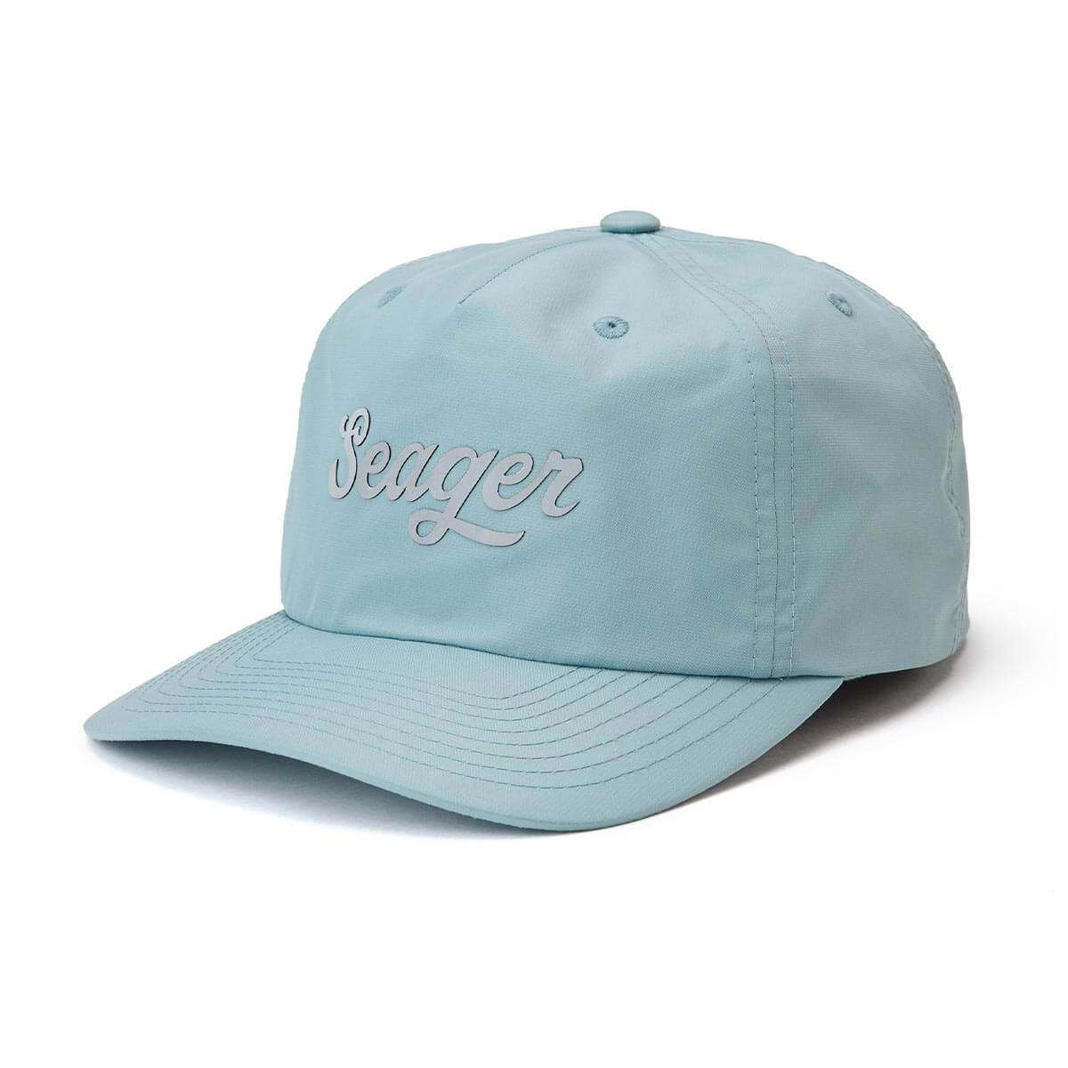 Seager Big Ripstop Grey Snapback Hat