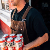 Seager Bison Canvas Tobacco Double Knee Overalls