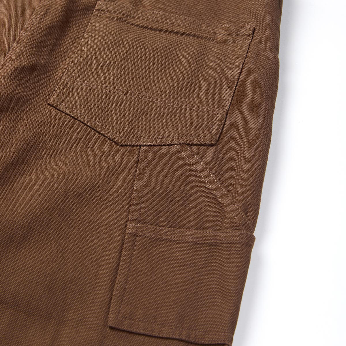 Seager Bison Canvas Tobacco Double Knee Overalls