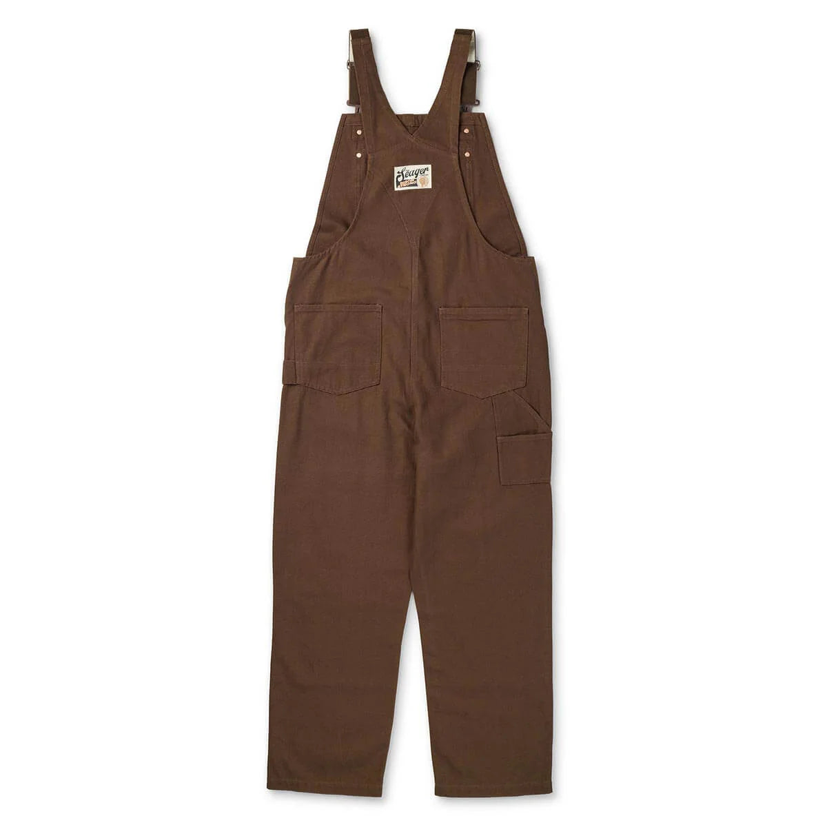 Seager Bison Canvas Tobacco Double Knee Overalls