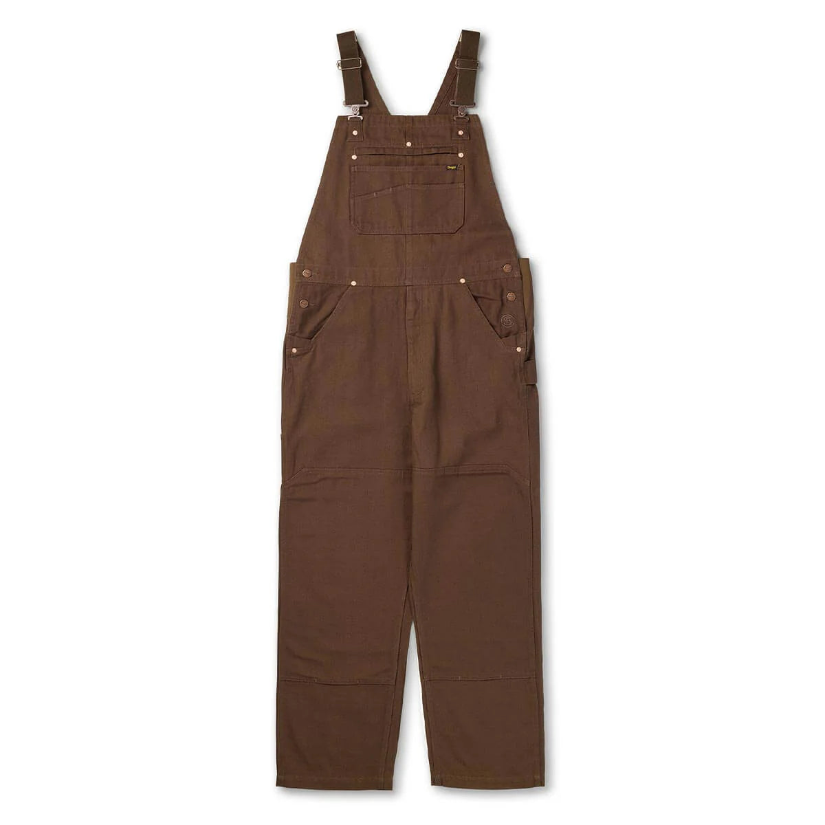 Seager Bison Canvas Tobacco Double Knee Overalls