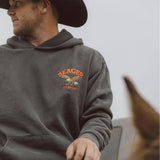 Seager Bradley Heavyweight Black Hooded Sweatshirt