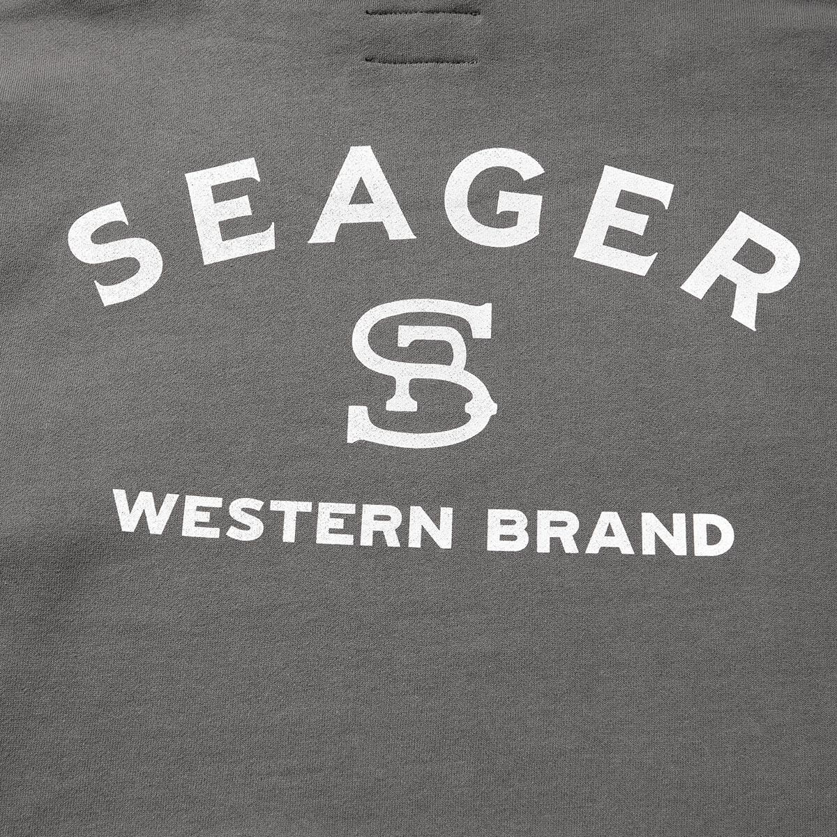 Seager Branded Charcoal Hooded Sweatshirt