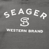 Seager Branded Charcoal Hooded Sweatshirt