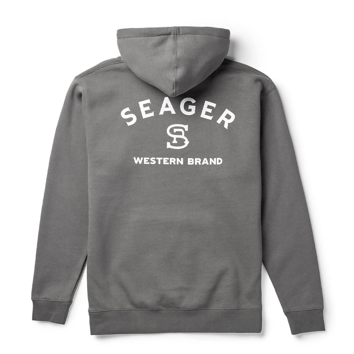 Seager Branded Charcoal Hooded Sweatshirt