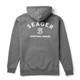 Seager Branded Charcoal Hooded Sweatshirt