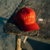 Seager Branded Maroon Snapback Hat